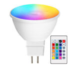 Rgb Led Light Bulbs Spotlight Colour Changing Dimmable E14 E27 Gu10 Mr16 Remote