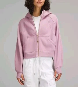 NWT LULULEMON Scuba Oversized Full-Zip Hoodie Pink Size M/L $128 - Picture 1 of 5