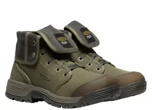 NEW KEEN Utility Men’s Size 7.5 WIDE Roswell Mid Soft Toe Work Boots 1026375 - Picture 1 of 6