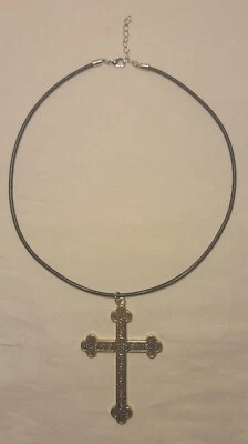 Collar Cruz Celta Peltre Grande Foto 1 de 3