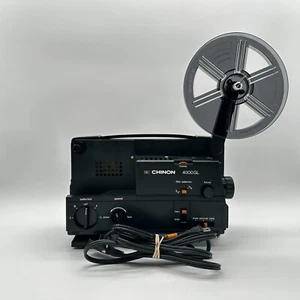 Vintage Chinon 4000GL Dual 8mm Variable Speed Movie Projector – Tested, Pristine - Picture 1 of 5