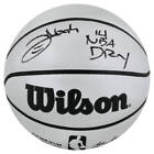 Basketball NBA Joakim Noah (BULLS) Signé Wilson Platinum avec/DPOY -(SCHWARTZ COA)