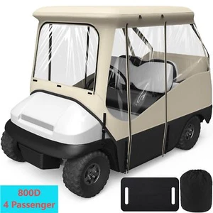 4 Passenger Golf Cart Enclosure for Club Car Precedent Heavy Duty 800D Oxford - Picture 1 of 7
