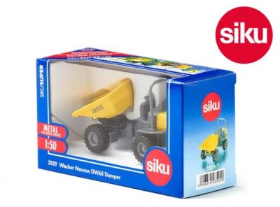 Siku 3509 Wacker Neuson DW60 Mini Tipper Articulated Body 1:50 DieCast Model Toy - Image 1 of 2