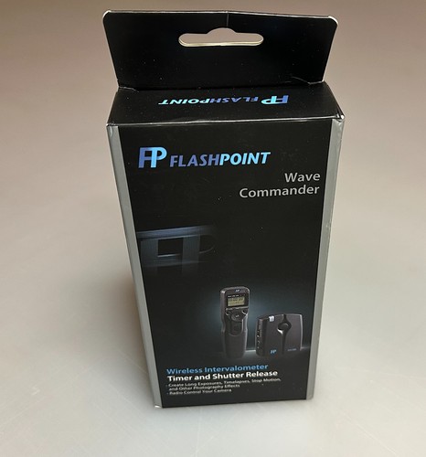 NEW Flashpoint Wave Commander Wireless Intervalometer Timer and Shutter ...