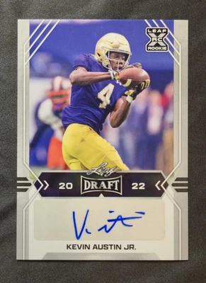 2022 Leaf Draft - Autographs Kevin Austin Jr. #BA-KA2 (AU, RC) - Image 1 of 2