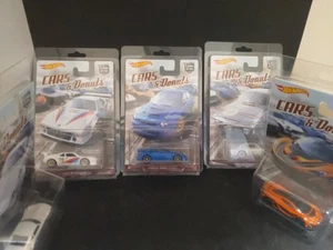 Lot of 5 Hot Wheels Cars & Donuts 2017 - Picture 1 of 6