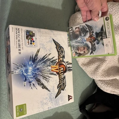 Soul Calibur IV / 4 HORI Real Arcade Pro Fight Stick Xbox 360 New - Image 1 of 4