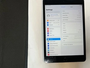 Apple iPad Mini 4th Gen 7.9"  - 128GB - WiFi - A1538 gray Please Read - Picture 1 of 8