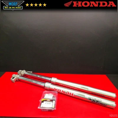 KYB 2001 HONDA CR125R FRONT SUSPENSION FORKS SHOCKS DAMPERS  GENUINE OEM - Image 1 of 4