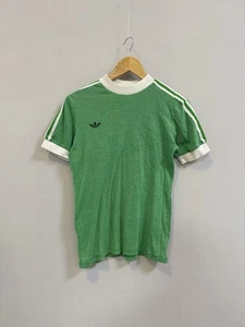 Vintage Adidas green 80's Three Stripe Logo Tee - Picture 1 of 7