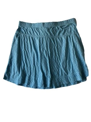 Falda Orvis XL para mujer con estampado azul envolvente sintética con bolsillo oculto Foto 1 de 4