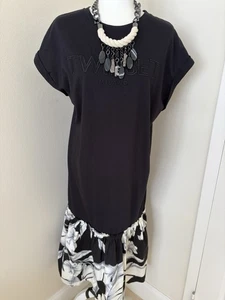 Abito midi cotone Twinset Milano by Simona Barbieri nuovo, taglia M, Italia. Prezzo consigliato $315 - Foto 1 di 21