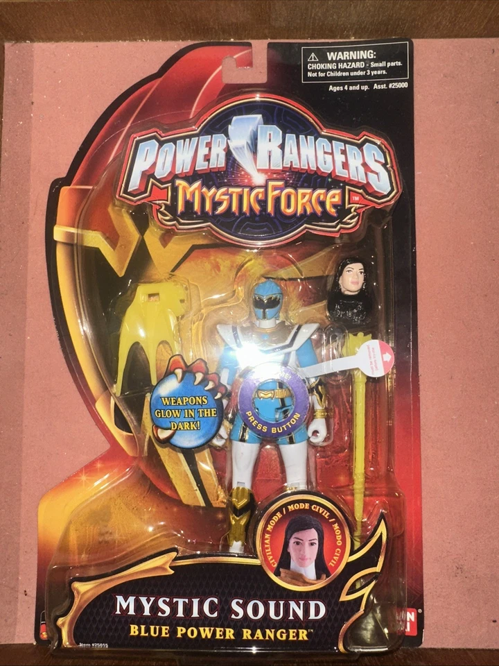 Figura de acción Power Rangers Mystic Force AZUL Mystic SOUND Ranger NUEVA 2006 NUEVA EN CAJA Foto 1 de 1