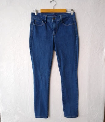 NYDJ Alina Leggings Women's 10 Skinny Jeans Blue Stretch Denim Lift Tuck Pants - Image 1 of 4