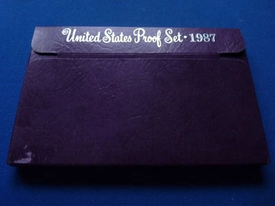 1987-S Clad Proof Set U.S. Mint Original Government Packaging OGP/COA - Image 1 of 4