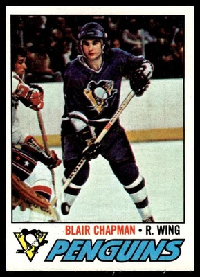 1977-78 Topps #174 Blair Chapman RC Pittsburgh Penguins NM - Image 1 of 2