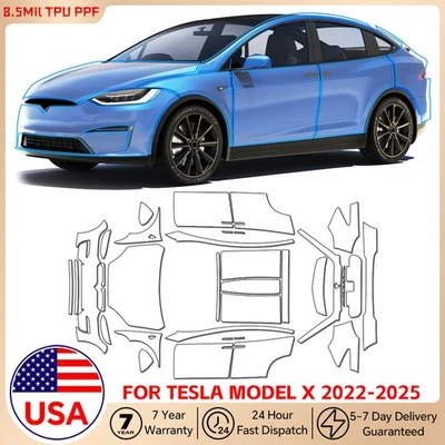 Full Vehicle PreCut PPF Kit Paint Protection Film For Tesla Model X 2022-2025 - Image 1 of 4