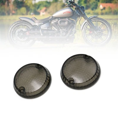 1 pair Smoke Turn Signals Blinker Lens For SUZUKI Cruisers 1986-2003 - Image 1 of 4