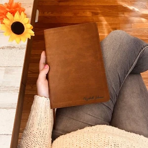 Personalized NLT Bible | NLT Large Print Holy Bible | Custom Engraved Name - Picture 1 of 8