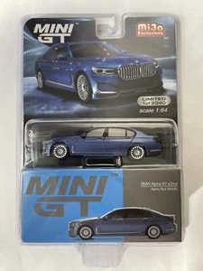 MINI GT BMW Alpina B7 xDrive Alpina Blue met. 1:64 LHD - Mijo Exclusives - Bild 1 von 2