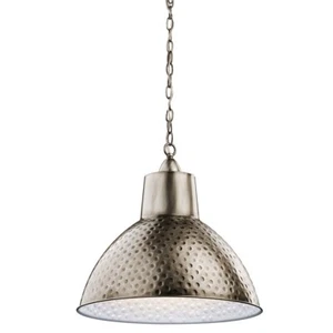 Lampada a Sospensione Plafoniera Acciaio Antico Stagno D 46,7 CM Sala Pranzo - Foto 1 di 1