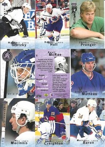 1995-96 Be A Player BAP UD Hockey St. Louis Blues Complete Base Team Set (1)