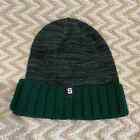 Top of the World Michigan State Spartans Knit Beanie Hat Green Unisex One SIze