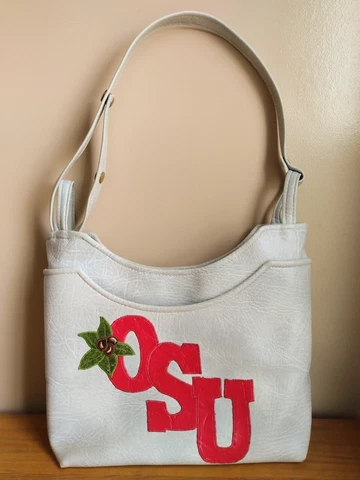 Vintage OSU Ohio State Buckeyes Faux Leather Purse 1970s/80s **WOW!!** Cover