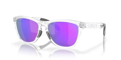 Gafas de sol Oakley Range Frogskins OO9284-1255 marco transparente mate con PRIZM violeta Foto 1 de 4