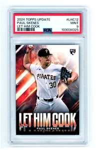 Paul Skenes 2024 Topps Update #LHC-12 PSA 9 Mint Rookie Card RC Let Him Cook - Bild 1 von 6