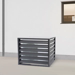 Air Conditioner Fence Screen Freestanding Metal Privacy Fence Cover (100*70*50) - Picture 1 of 19