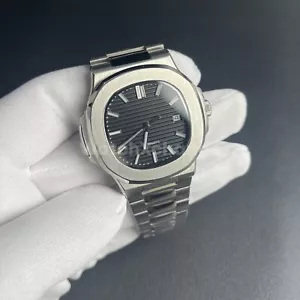 Luxury Nautilus Style Watch Miyota 8215 Automatic Movement Sapphire Glass - Picture 1 of 11