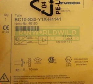 1PCS NEW FOR TURCK BC10-S30-Y1X-H1141 Proximity Switch Sensor - Afbeelding 1 van 1