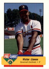1994 Savannah Cardinals Fleer/ProCards #516 Victor Llanos
