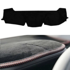 Velvet Non-Slip Dash Cover Red Stitch for 11/2018 ~ 2020 Ssangyong Rexton - Bild 1 von 10