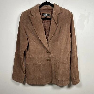 Chaqueta De Colección R Wear Rampage Marrón Gamuza Cuero Talla Grande Años 90 Y2K Foto 1 de 4