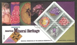 Juego de 5 FDC 1538-41 Fleetwood - American Mineral Heritage - Imagen 1 de 6