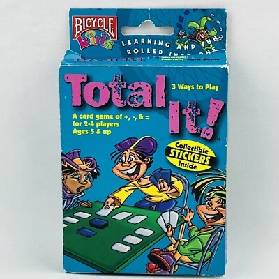 Vtg Total It! The Slammin' Jammin' Card Game Math Add Subtract Complete 1999 - Image 1 of 4