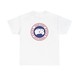 Vintage Logo Tee, Canada Goose Unisex Tee, Canadian Goose Brand Graphic Shirt, - Picture 1 of 19