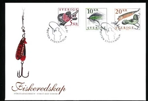 Sweden 2012 Cachet FDC Fishing Gear. Engraver Sjööblom. - Picture 1 of 1