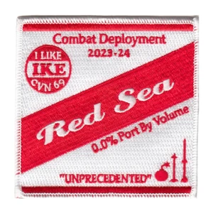VFA-105 GUNSLINGERS COMBAT DEPLOYMENT 2023-24 RED SEA CRUISE PATCH - Picture 1 of 1