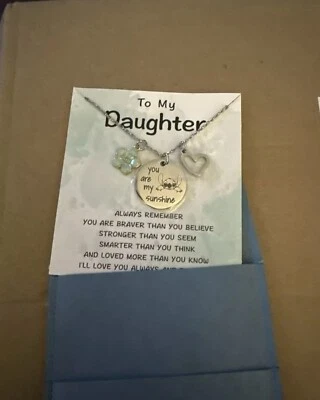 To My Daughter Necklace Stitch Disney - Image 1 of 2