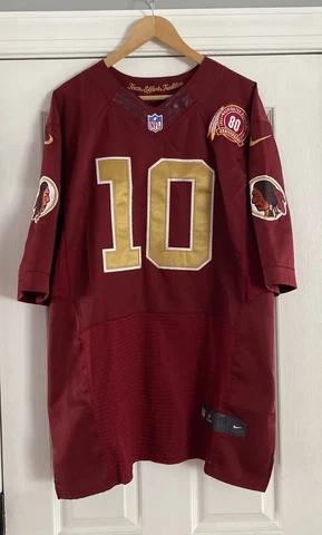 Robert Griffin III #10 Nike Redskins 2012 80th Annv. Authentic Mens Jersey 56 Cover
