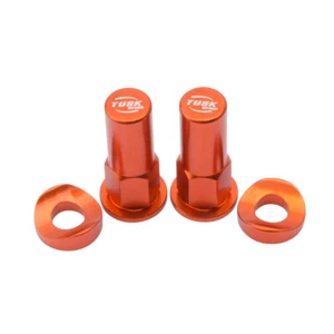 Tusk Rim Lock Nut/Spacer Kit Orange For YAMAHA YZ250WR 1989-1990 - Picture 1 of 7
