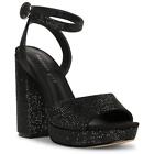 Madden Girl Womens Summit Black Ankle Strap Shoes 9.5 Medium (B,M) Bhfo 6048