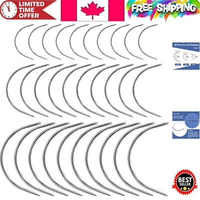 High-Quality Curved Sewing Needles Set - Ideal for Upholstery and DIY Projects Foto 1 de 4