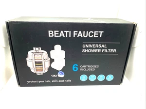 Beati Rubinetto Filtro Doccia Universale con 4 Filtri Nuovi - Foto 1 di 12