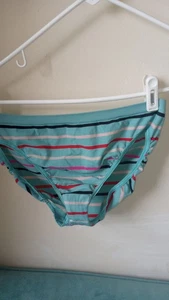 Bragas calzoncillos elásticas de nailon de pierna alta Body By Victoria's Secret de colección 05 talla M a rayas - Imagen 1 de 4