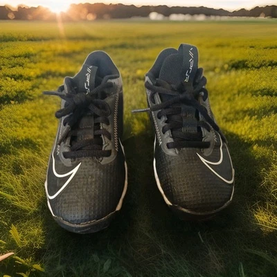 Botines Nike Vapor Fastflex para niños talla 1Y negros grises DH5089 010  Foto 1 de 4